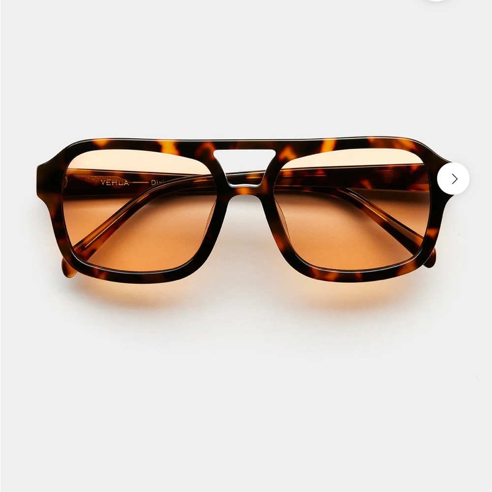 VEHLA DIXIE - CHOC TORT/CINNAMON Sunglasses Brand New in Box with Plastic